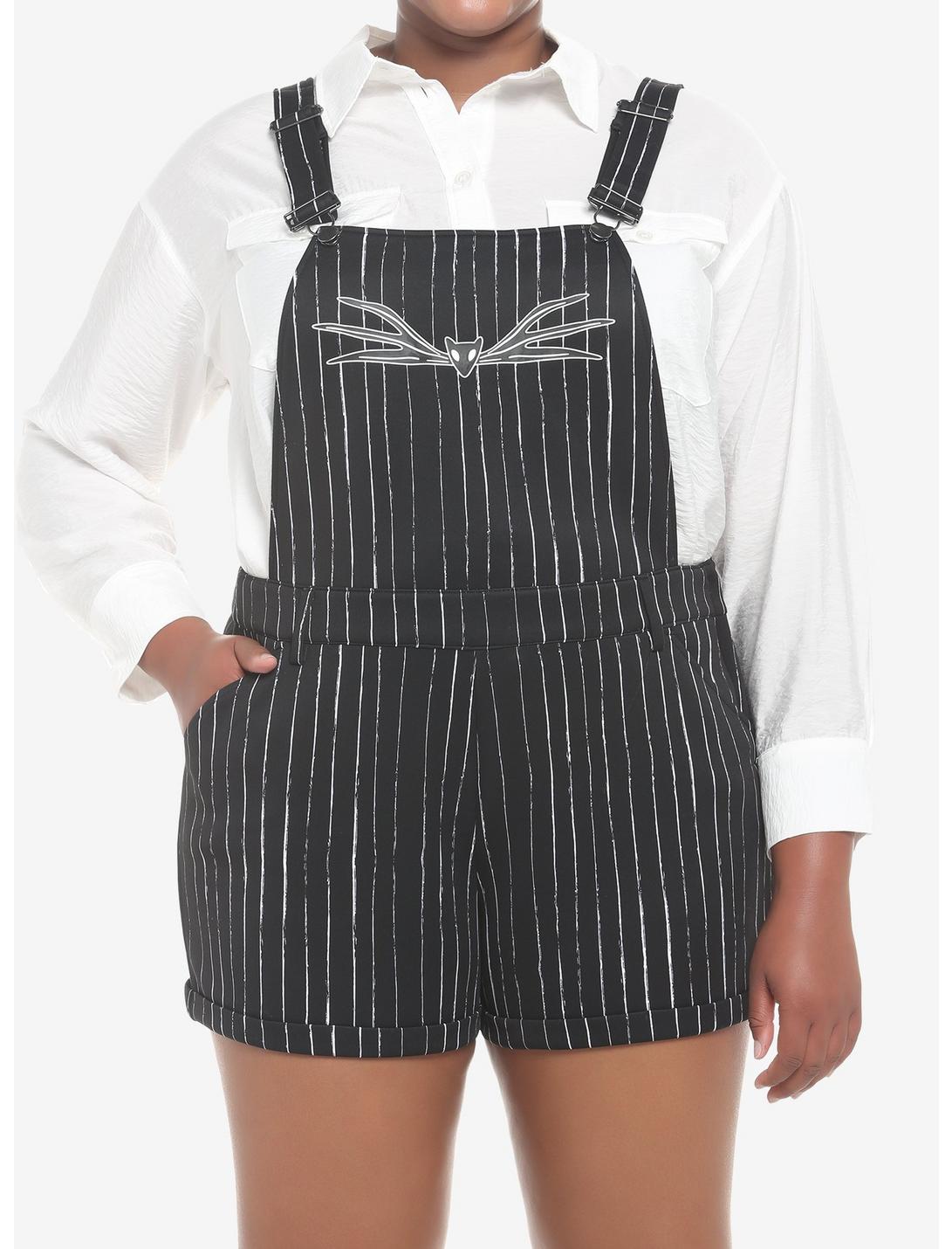 The Nightmare Before Christmas Jack Pinstripe Shortalls Plus Size HUNIVERS The Nightmare Before Christmas Jack Pinstripe Shortalls Plus Size -transcendentactive shop 18869746 hi
