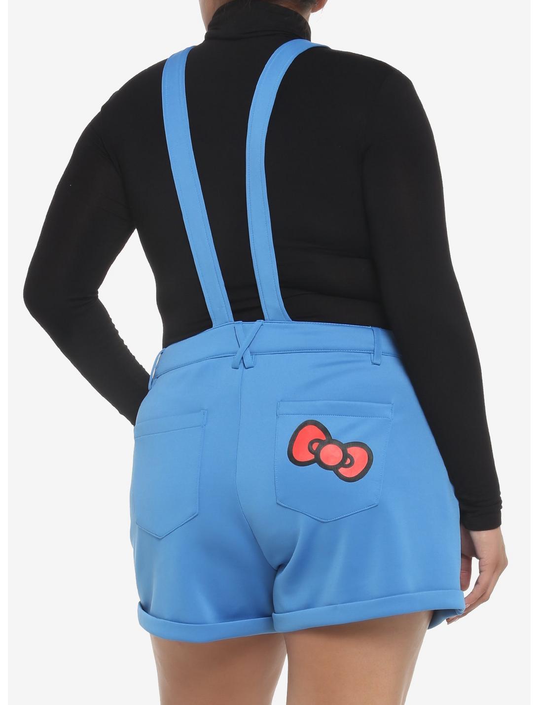 HUNIVERS Hello Kitty Blue Shortalls Plus Size 4 HUNIVERS Hello Kitty Blue Shortalls Plus Size - Image 2