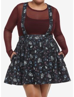transcendentactive shop 3 HUNIVERS Corpse Bride Icon Suspender Skirt Plus Size