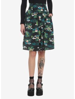 HUNIVERS Universal Monsters Creature From The Black Lagoon Allover Print Skirt