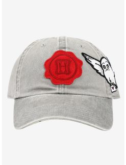 Bioworld Harry Potter Hogwarts Wax Stamp Embroidery Snapback Hat -transcendentactive shop 18884194 av2