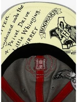Bioworld Harry Potter Hogwarts Wax Stamp Embroidery Snapback Hat -transcendentactive shop 18884194 av3