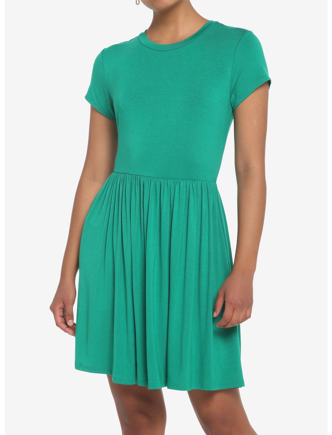 Green Skater Dress HUNIVERS Green Skater Dress -transcendentactive shop 18980782 hi
