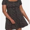HUNIVERS Black Mushroom Empire Dress Plus Size -transcendentactive shop 19001180 hi