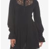 HUNIVERS Black Lace Collared Dress 2 HUNIVERS Black Lace Collared Dress -transcendentactive shop 19001232 hi