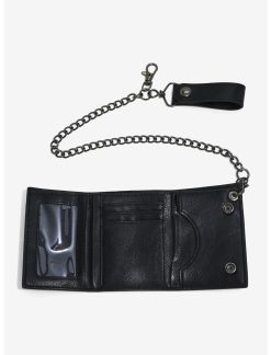 Bioworld Marvel Black Panther: Wakanda Forever Logo Trifold Chain Wallet 4 Bioworld Marvel Black Panther: Wakanda Forever Logo Trifold Chain Wallet -transcendentactive shop 19001285 av2