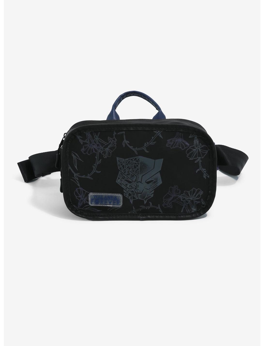 Marvel Black Panther: Wakanda Forever Floral Fanny Pack Bioworld Marvel Black Panther: Wakanda Forever Floral Fanny Pack -transcendentactive shop 19001293 hi