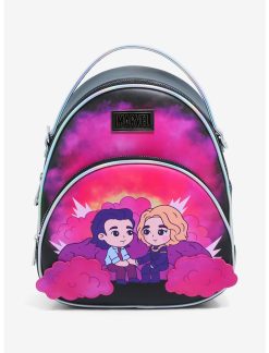 Bioworld Marvel Loki Sylvie & Loki Cloud Convertible Mini Backpack