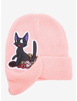 Bioworld Studio Ghibli Kiki's Delivery Service Jiji Peeking Beanie -transcendentactive shop 19002011 av2