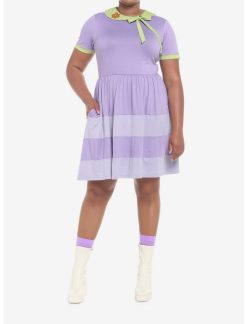 HUNIVERS Scooby-Doo! Daphne Lavender Dress Plus Size -transcendentactive shop 19017208 av1