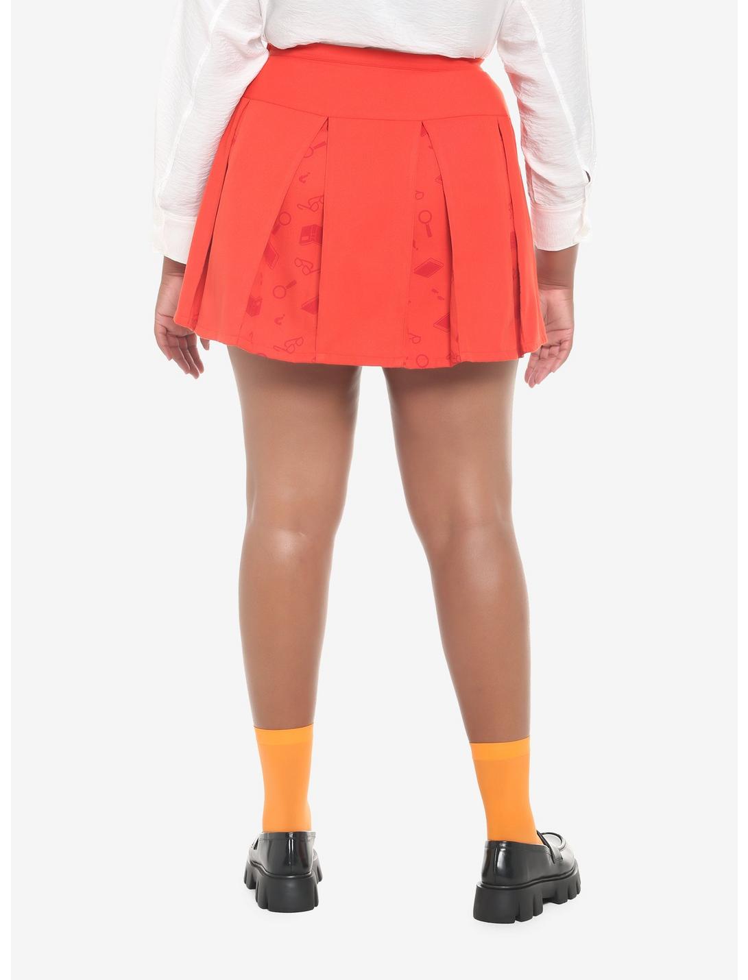 Scooby-Doo! Velma Pleated Skirt Plus Size HUNIVERS Scooby-Doo! Velma Pleated Skirt Plus Size -transcendentactive shop 19017223 av1