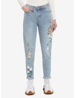 HUNIVERS Disney Bambi & Thumper Mom Jeans