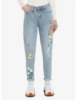 HUNIVERS Disney Bambi & Thumper Mom Jeans