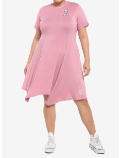 HUNIVERS Her Universe Star Wars Ahsoka Tano T-Shirt Dress Plus Size -transcendentactive shop 19162139 av1