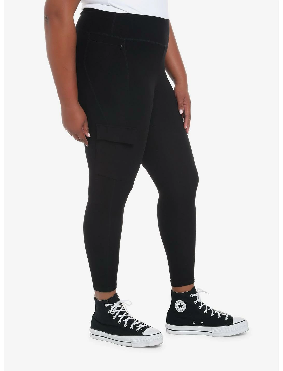 HUNIVERS Her Universe Star Wars Jedi Logo Leggings With Pockets Plus Size 5 HUNIVERS Her Universe Star Wars Jedi Logo Leggings With Pockets Plus Size - Image 3
