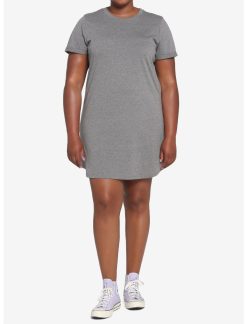 HUNIVERS Heather Grey T-Shirt Dress Plus Size 3 HUNIVERS Heather Grey T-Shirt Dress Plus Size -transcendentactive shop 19166939 av1