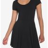HUNIVERS Black Skater Dress -transcendentactive shop 19166961 hi