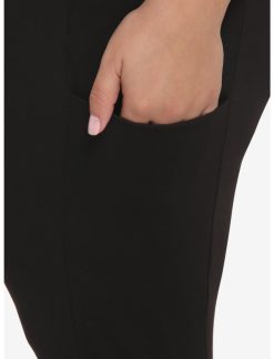 HUNIVERS Black Leggings With Pocket Plus Size -transcendentactive shop 19167945 av2
