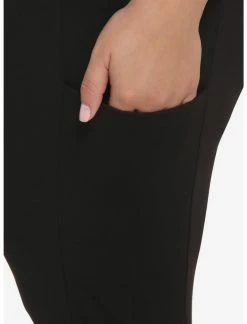 HUNIVERS Black Leggings With Pocket Plus Size -transcendentactive shop 19167945 av2