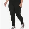 HUNIVERS Black Leggings With Pocket Plus Size 2 HUNIVERS Black Leggings With Pocket Plus Size -transcendentactive shop 19167945 hi