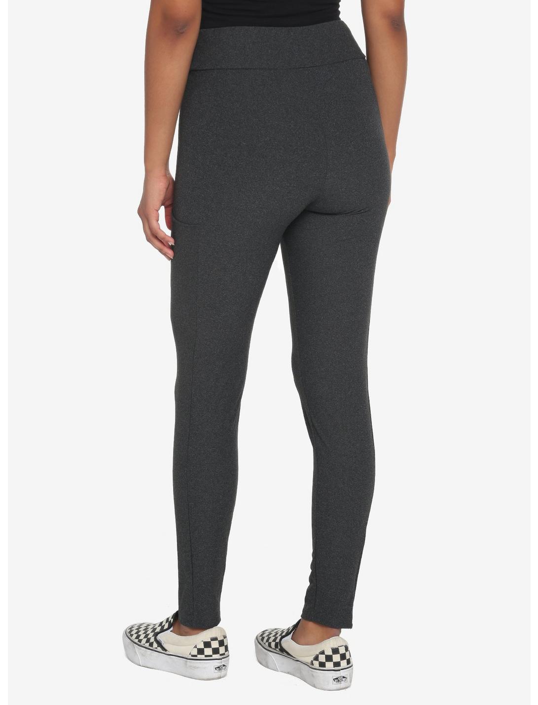 Charcoal Grey Leggings With Pocket HUNIVERS Charcoal Grey Leggings With Pocket -transcendentactive shop 19167982 av1