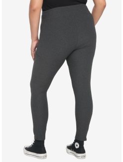 HUNIVERS Charcoal Grey Leggings With Pocket Plus Size 3 HUNIVERS Charcoal Grey Leggings With Pocket Plus Size -transcendentactive shop 19167990 av1