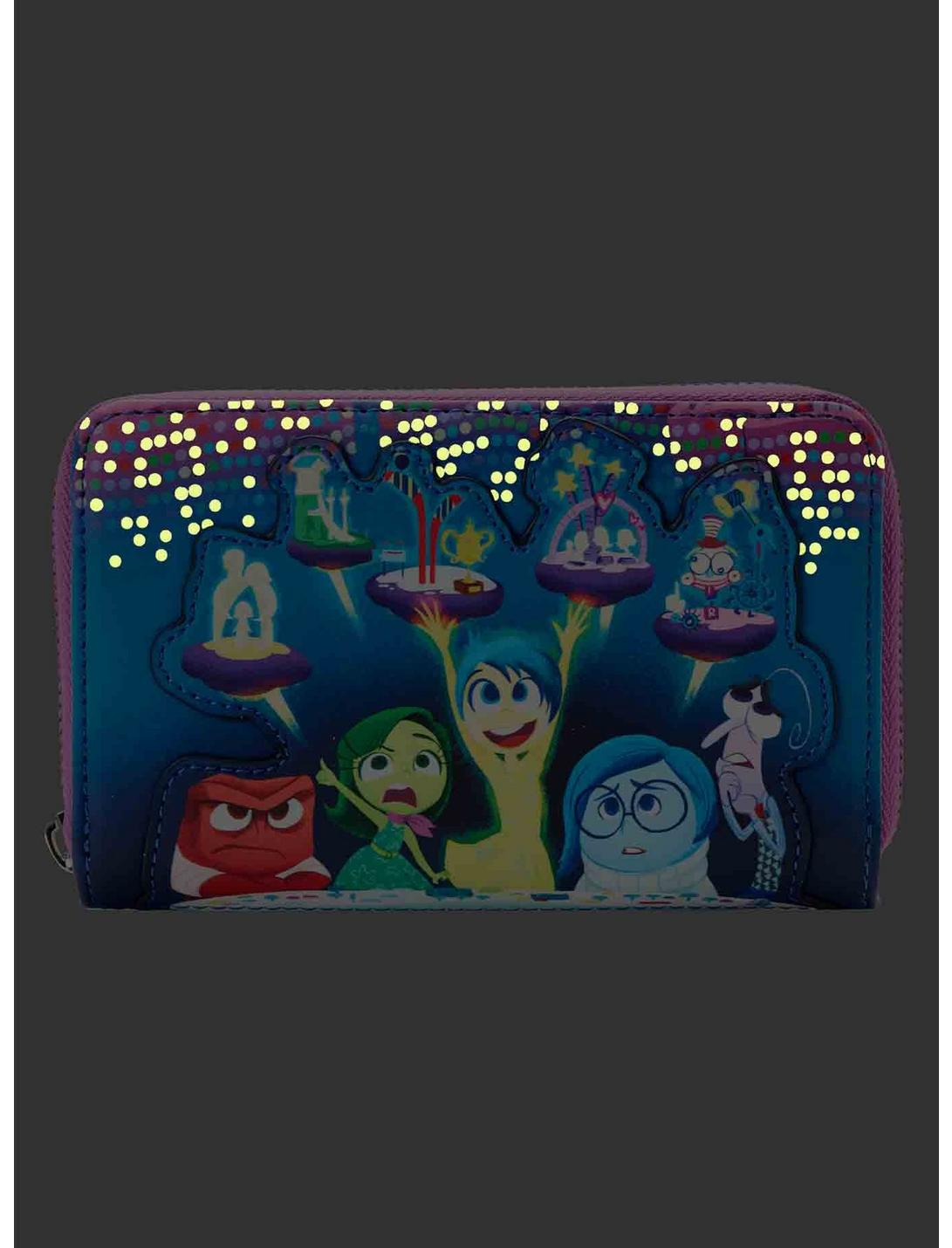 Loungefly Disney Pixar Inside Out Glow-In-The-Dark Zipper Wallet LOUNGFLY Loungefly Disney Pixar Inside Out Glow-In-The-Dark Zipper Wallet -transcendentactive shop 19169803 av2