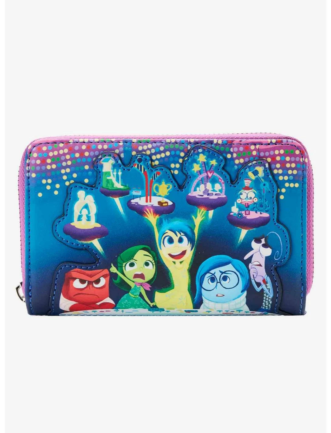 LOUNGFLY Loungefly Disney Pixar Inside Out Glow-In-The-Dark Zipper Wallet 3 LOUNGFLY Loungefly Disney Pixar Inside Out Glow-In-The-Dark Zipper Wallet