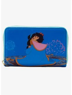 LOUNGFLY Loungefly Disney Aladdin Iconic Scenes Zipper Wallet