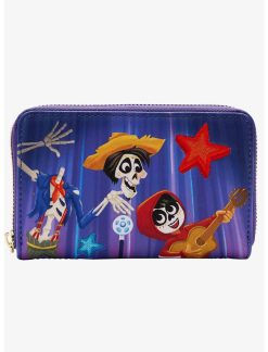 LOUNGFLY Loungefly Disney Pixar Coco Miguel & Hector Performance Zipper Wallet