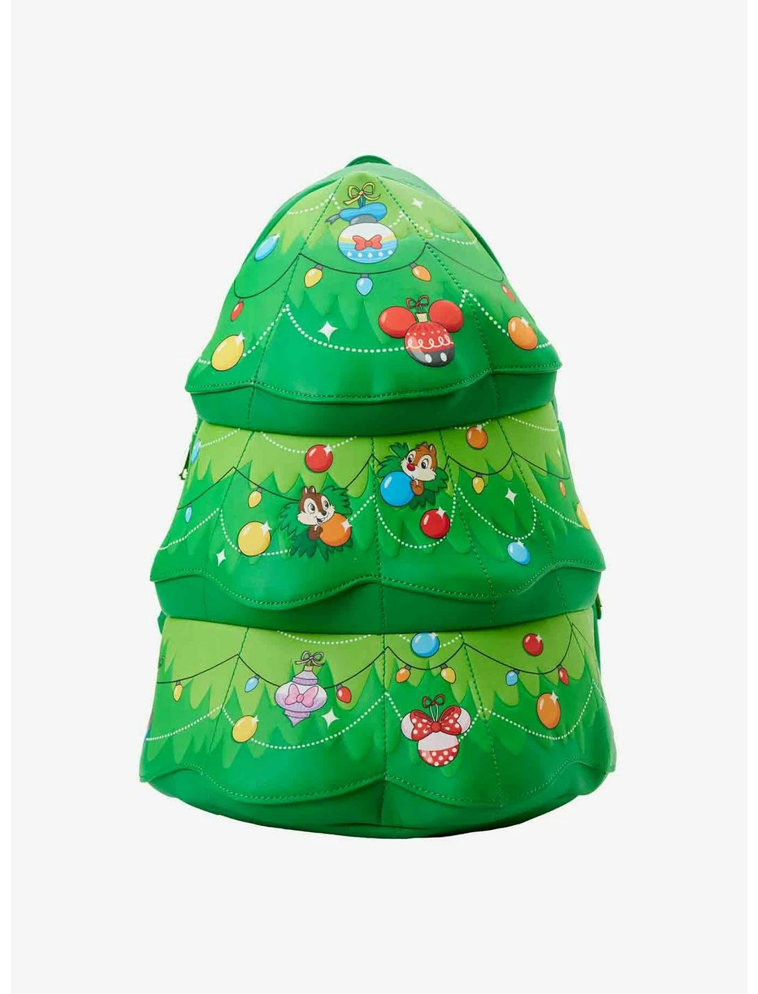 LOUNGFLY Loungefly Disney Chip 'N Dale Christmas Tree LED Lights Mini Backpack 3 LOUNGFLY Loungefly Disney Chip 'N Dale Christmas Tree LED Lights Mini Backpack