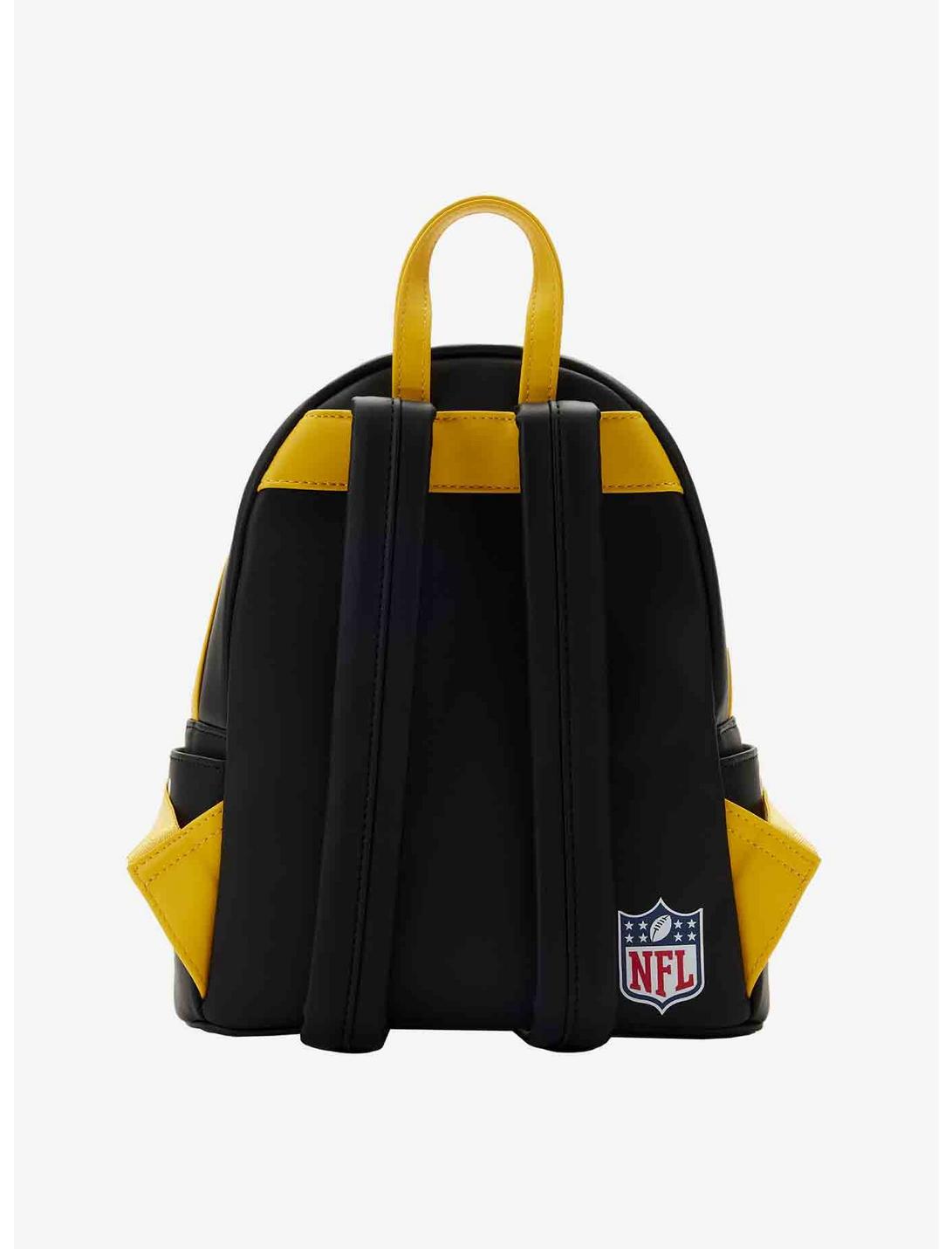 Loungefly NFL Pittsburg Steelers Icon Patches Mini Backpack LOUNGFLY Loungefly NFL Pittsburg Steelers Icon Patches Mini Backpack -transcendentactive shop 19170155 av1