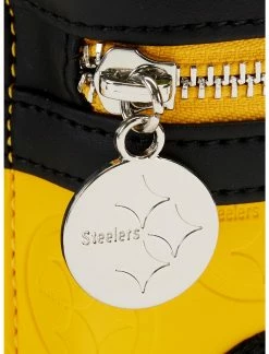 LOUNGFLY Loungefly NFL Pittsburg Steelers Icon Patches Mini Backpack -transcendentactive shop 19170155 av3