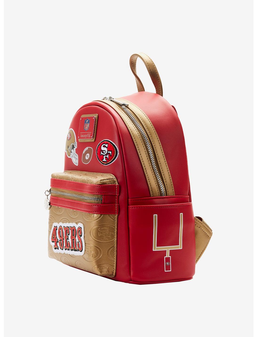 Loungefly NFL San Francisco 49ers Icon Patches Mini Backpack LOUNGFLY Loungefly NFL San Francisco 49ers Icon Patches Mini Backpack -transcendentactive shop 19170159 av1