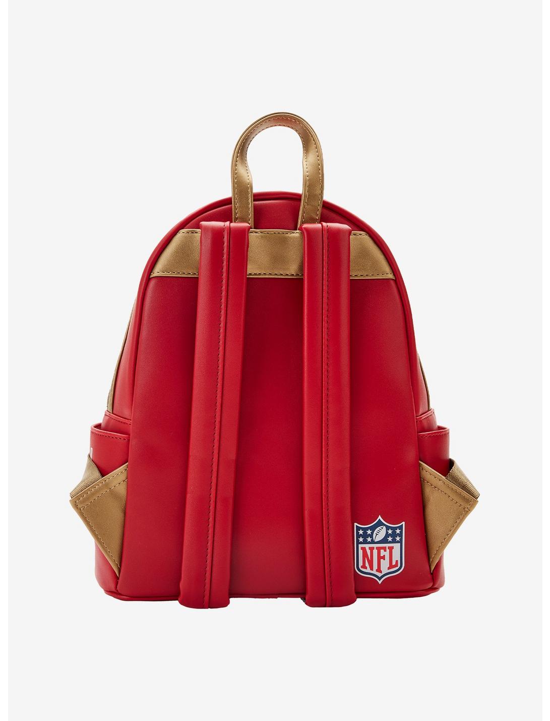 Loungefly NFL San Francisco 49ers Icon Patches Mini Backpack LOUNGFLY Loungefly NFL San Francisco 49ers Icon Patches Mini Backpack -transcendentactive shop 19170159 av2