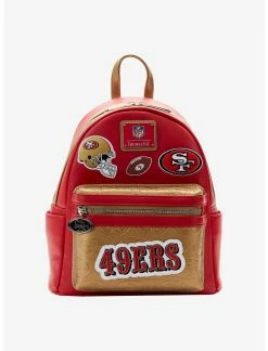 LOUNGFLY Loungefly NFL San Francisco 49ers Icon Patches Mini Backpack