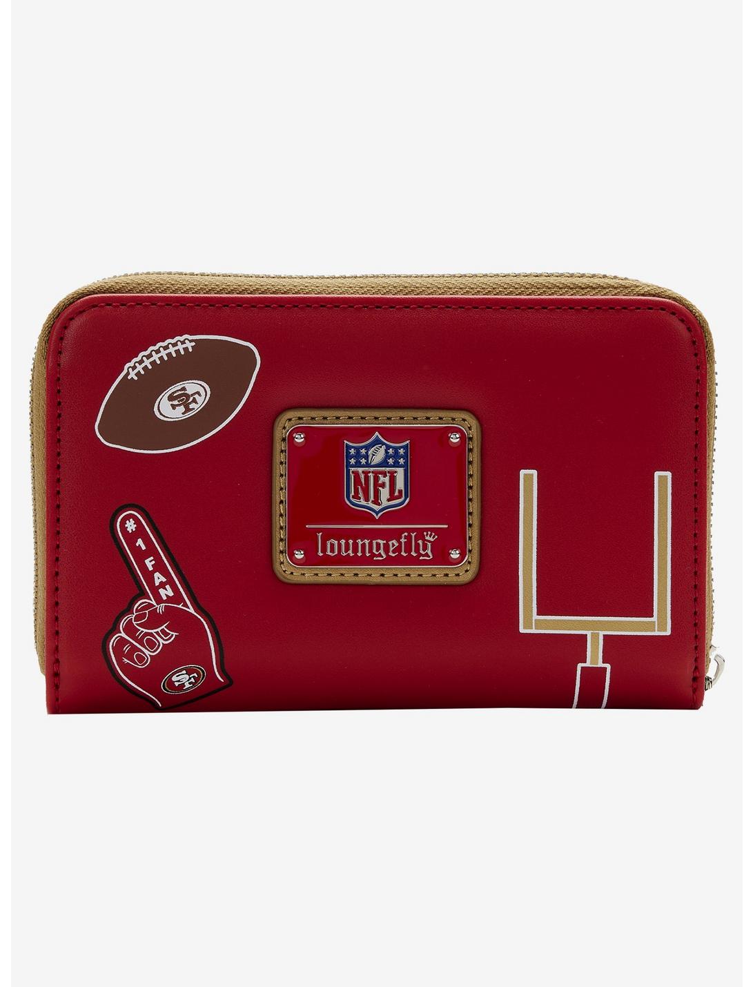 Loungefly NFL San Francisco 49ers Icon Zipper Wallet LOUNGFLY Loungefly NFL San Francisco 49ers Icon Zipper Wallet -transcendentactive shop 19170161 av2