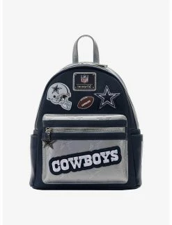 LOUNGFLY Loungefly NFL Dallas Cowboys Icon Patches Mini Backpack