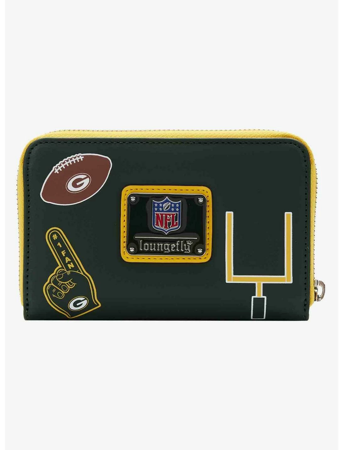LOUNGFLY Loungefly NFL Green Bay Packers Icon Zipper Wallet 4 LOUNGFLY Loungefly NFL Green Bay Packers Icon Zipper Wallet - Image 2