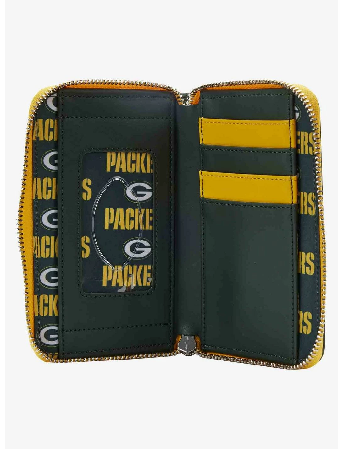 LOUNGFLY Loungefly NFL Green Bay Packers Icon Zipper Wallet 5 LOUNGFLY Loungefly NFL Green Bay Packers Icon Zipper Wallet - Image 3