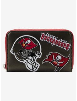 LOUNGFLY Loungefly NFL Tampa Bay Buccaneers Icon Zipper Wallet