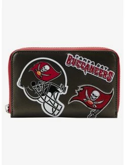 LOUNGFLY Loungefly NFL Tampa Bay Buccaneers Icon Zipper Wallet