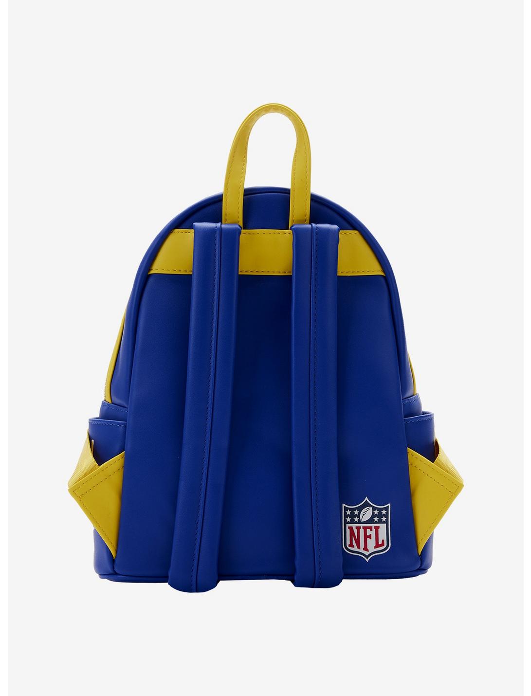Loungefly NFL LA Rams Icon Patches Mini Backpack LOUNGFLY Loungefly NFL LA Rams Icon Patches Mini Backpack -transcendentactive shop 19170175 av2