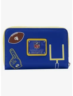 LOUNGFLY Loungefly NFL LA Rams Icon Zipper Wallet -transcendentactive shop 19170177 av2