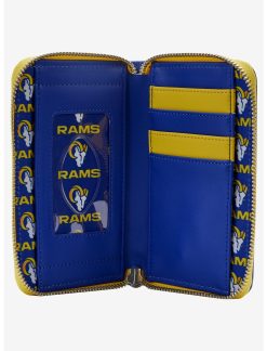 LOUNGFLY Loungefly NFL LA Rams Icon Zipper Wallet -transcendentactive shop 19170177 av3