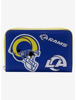 LOUNGFLY Loungefly NFL LA Rams Icon Zipper Wallet