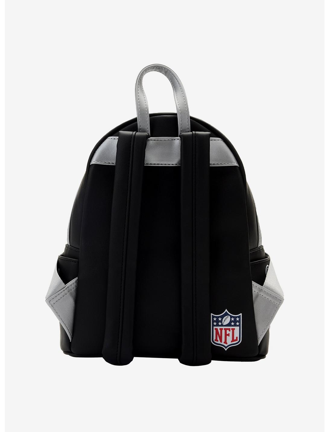 Loungefly NFL Las Vegas Raiders Icon Patches Mini Backpack LOUNGFLY Loungefly NFL Las Vegas Raiders Icon Patches Mini Backpack -transcendentactive shop 19170179 av2