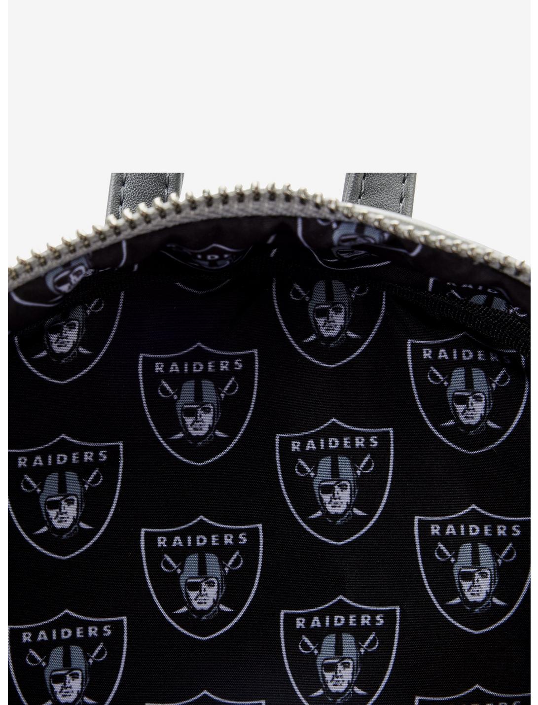 Loungefly NFL Las Vegas Raiders Icon Patches Mini Backpack LOUNGFLY Loungefly NFL Las Vegas Raiders Icon Patches Mini Backpack -transcendentactive shop 19170179 av3