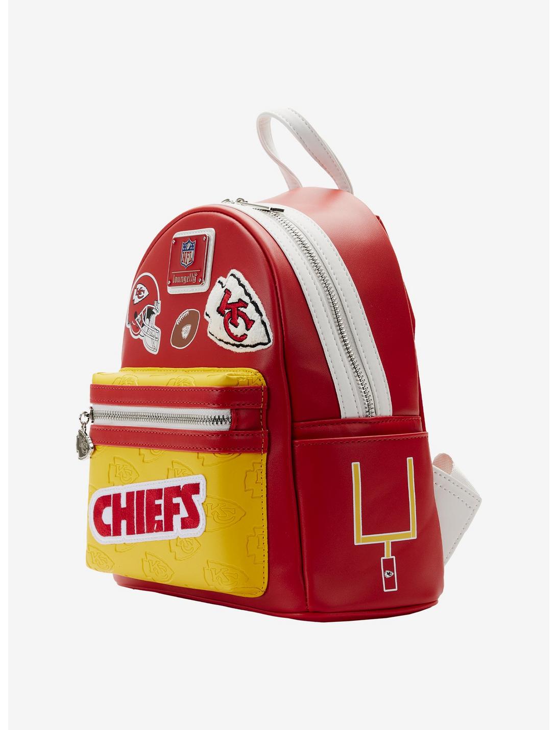 Loungefly NFL Kansas City Chiefs Icon Patches Mini Backpack LOUNGFLY Loungefly NFL Kansas City Chiefs Icon Patches Mini Backpack -transcendentactive shop 19170183 av1