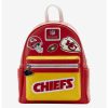 LOUNGFLY Loungefly NFL Kansas City Chiefs Icon Patches Mini Backpack -transcendentactive shop 19170183 hi